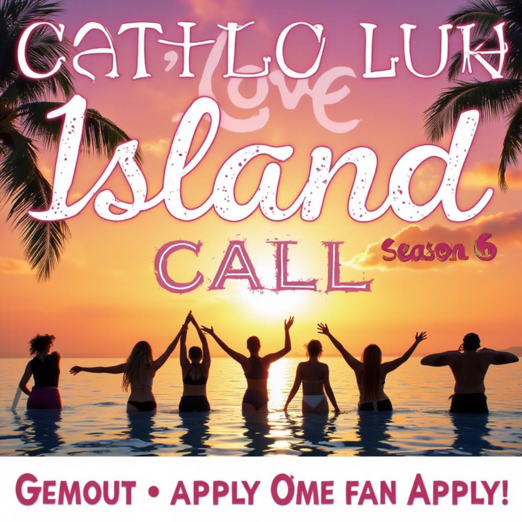 Love Island USA Season 6 Casting Call Banner