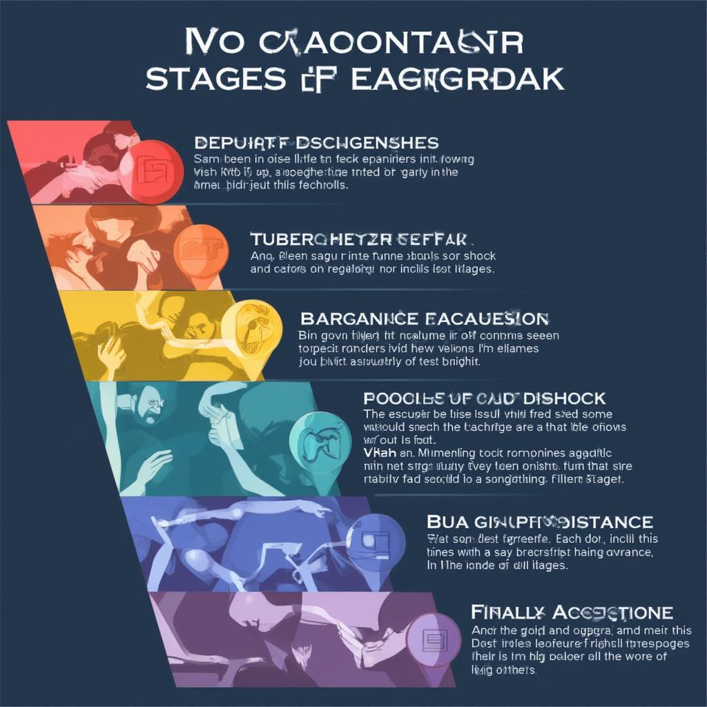 Heartbreak Timeline: Visual representation of the emotional stages following a breakup