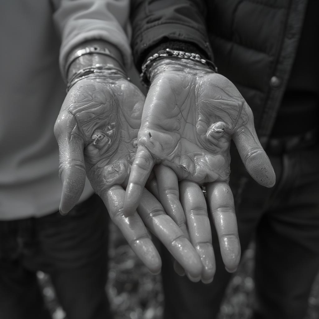 Elderly couple holding hands, representing enduring love and long-term commitment.