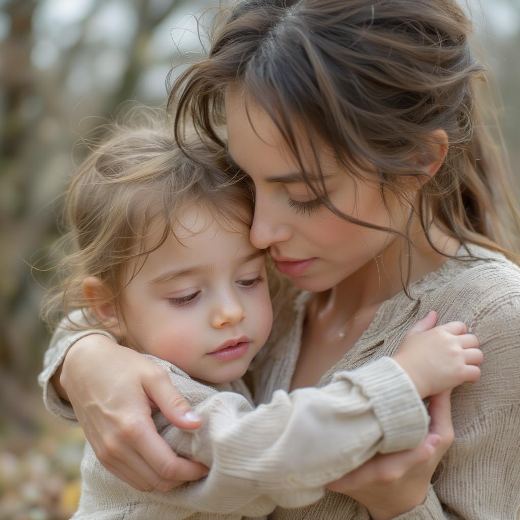 A mother offering unconditional support to her child