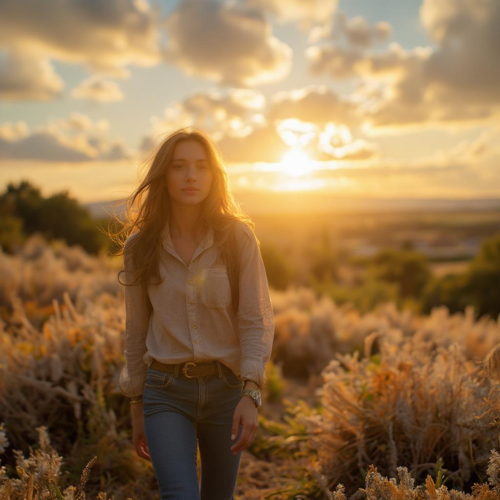 Woman Embracing New Beginnings