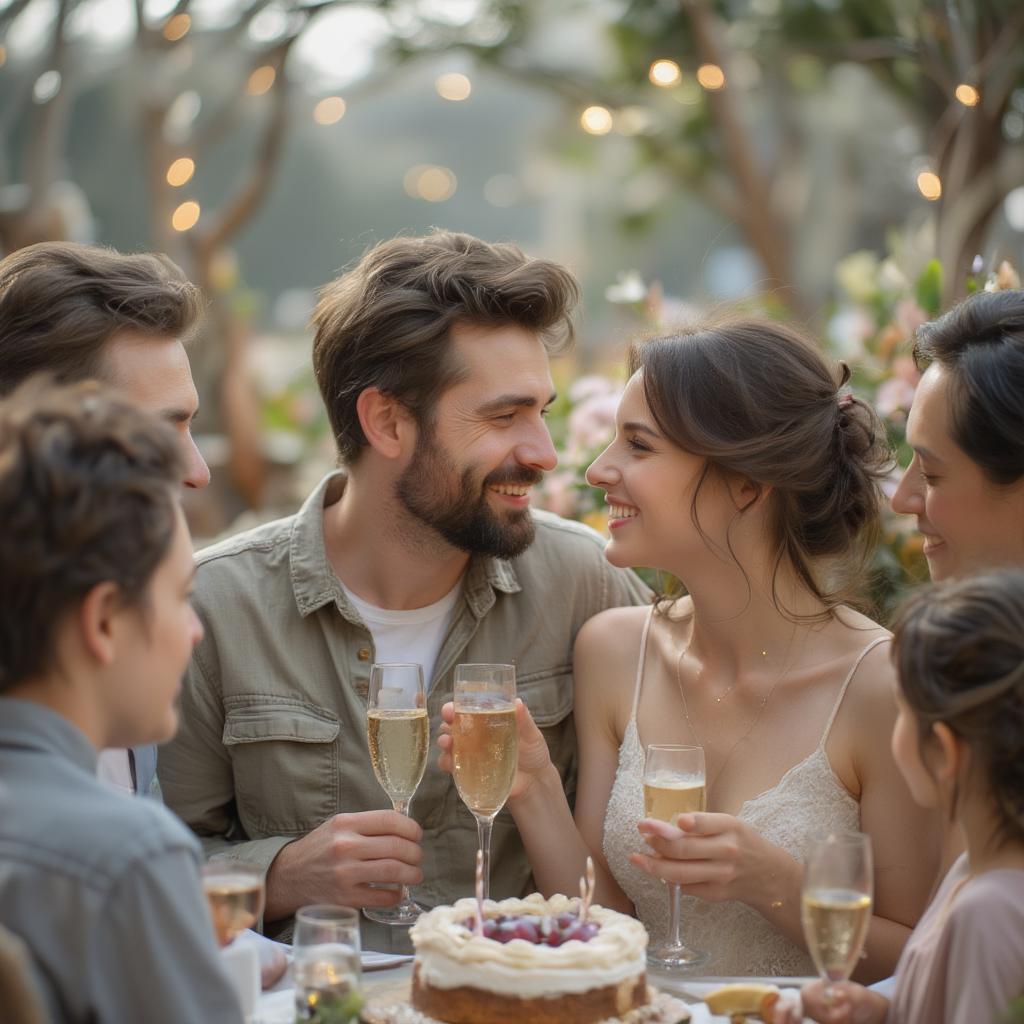 Couple Celebrating Nine Years