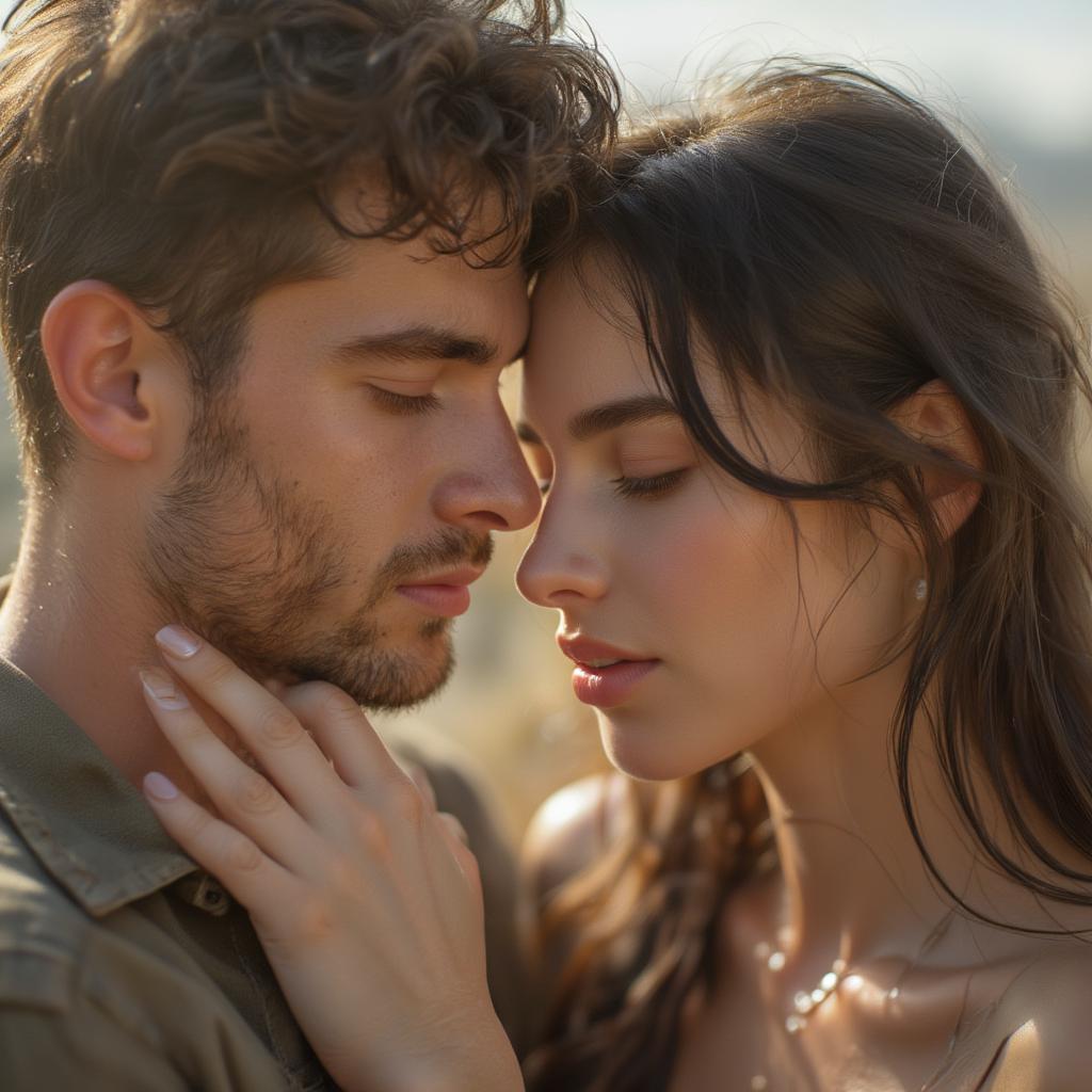 Couple embracing, showcasing the power of a simple "I love you."