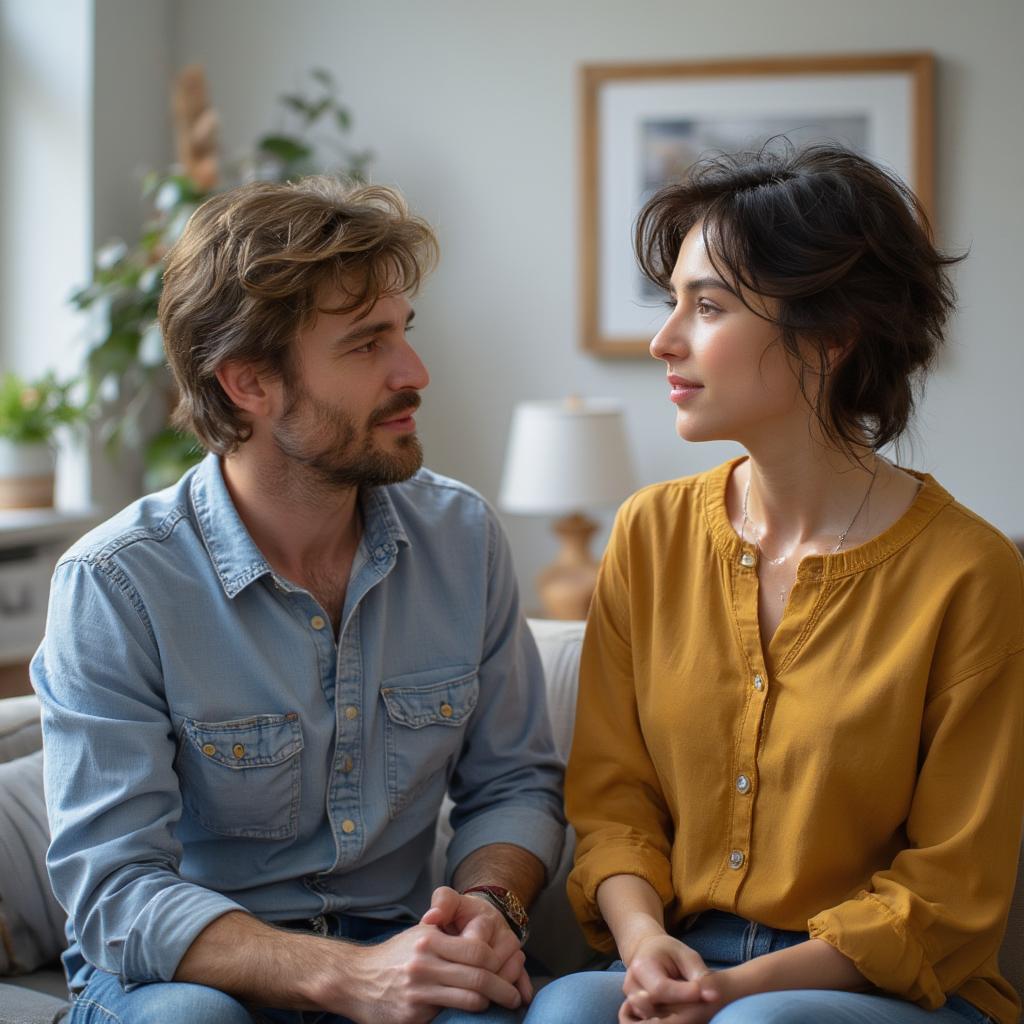 Couple Talking Openly