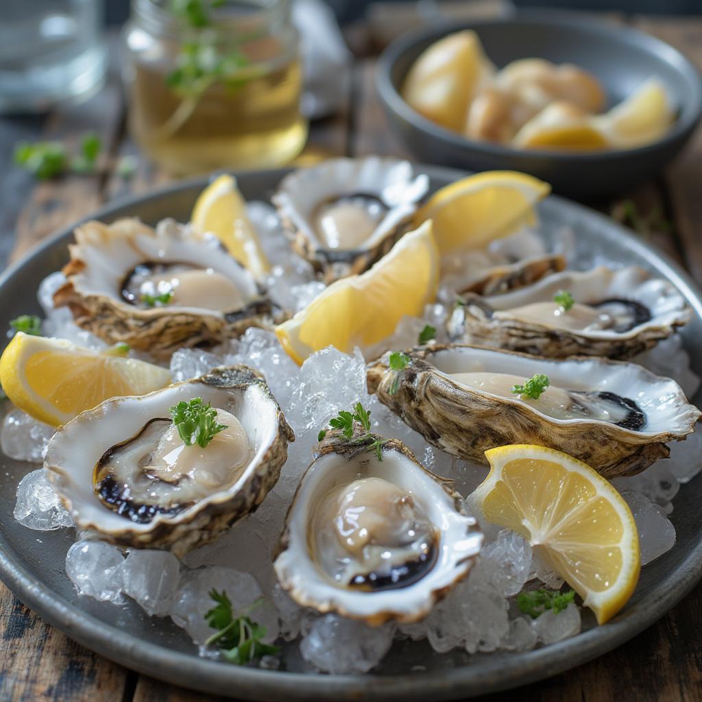 Oysters on a Plate