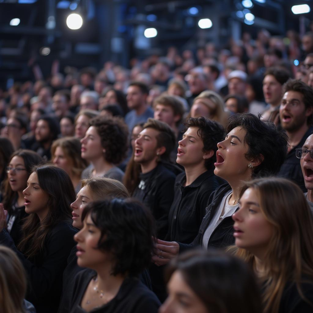 Pentatonix Fans at a Concert