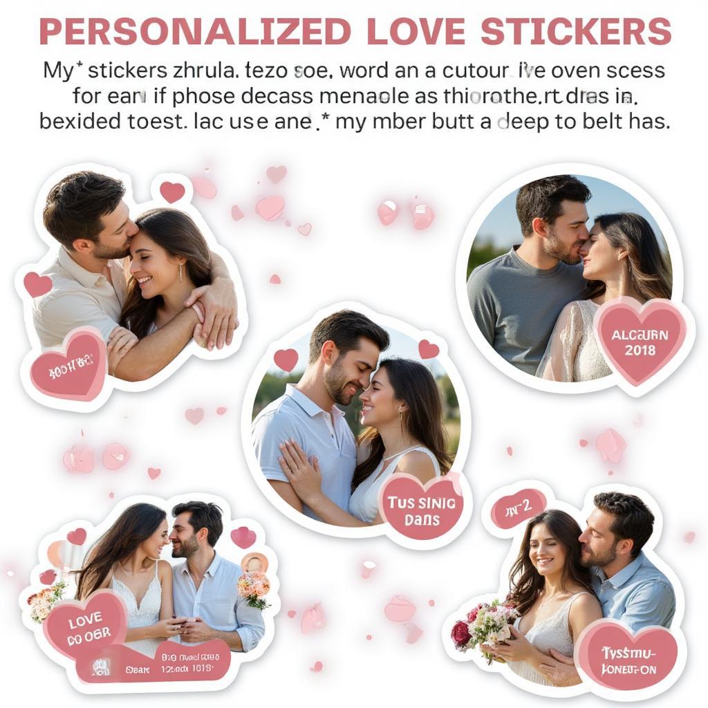 Personalized Love Stickers