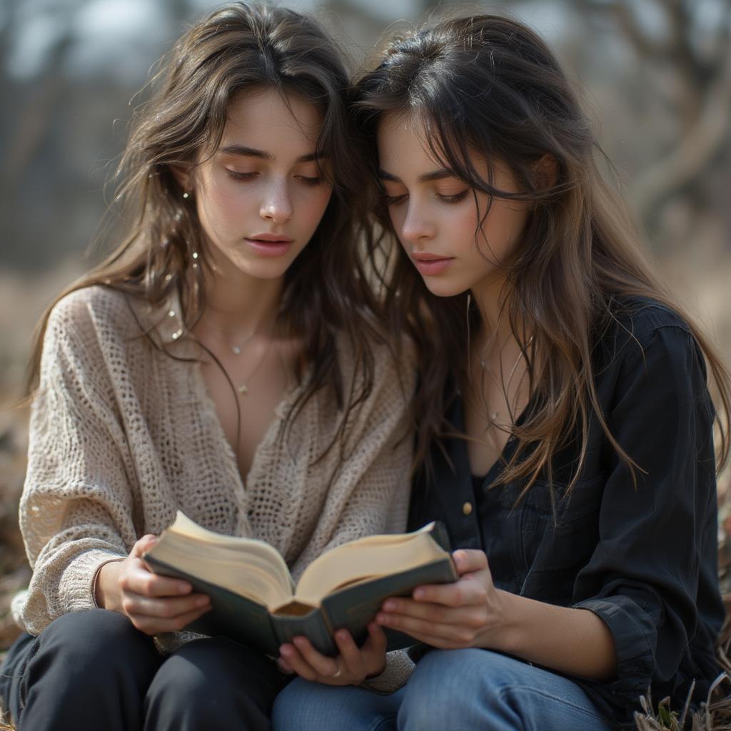 The Power of Love Quotes: Two People Reading a Book Together