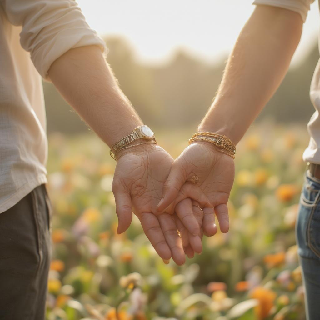 Couple Praying for Love