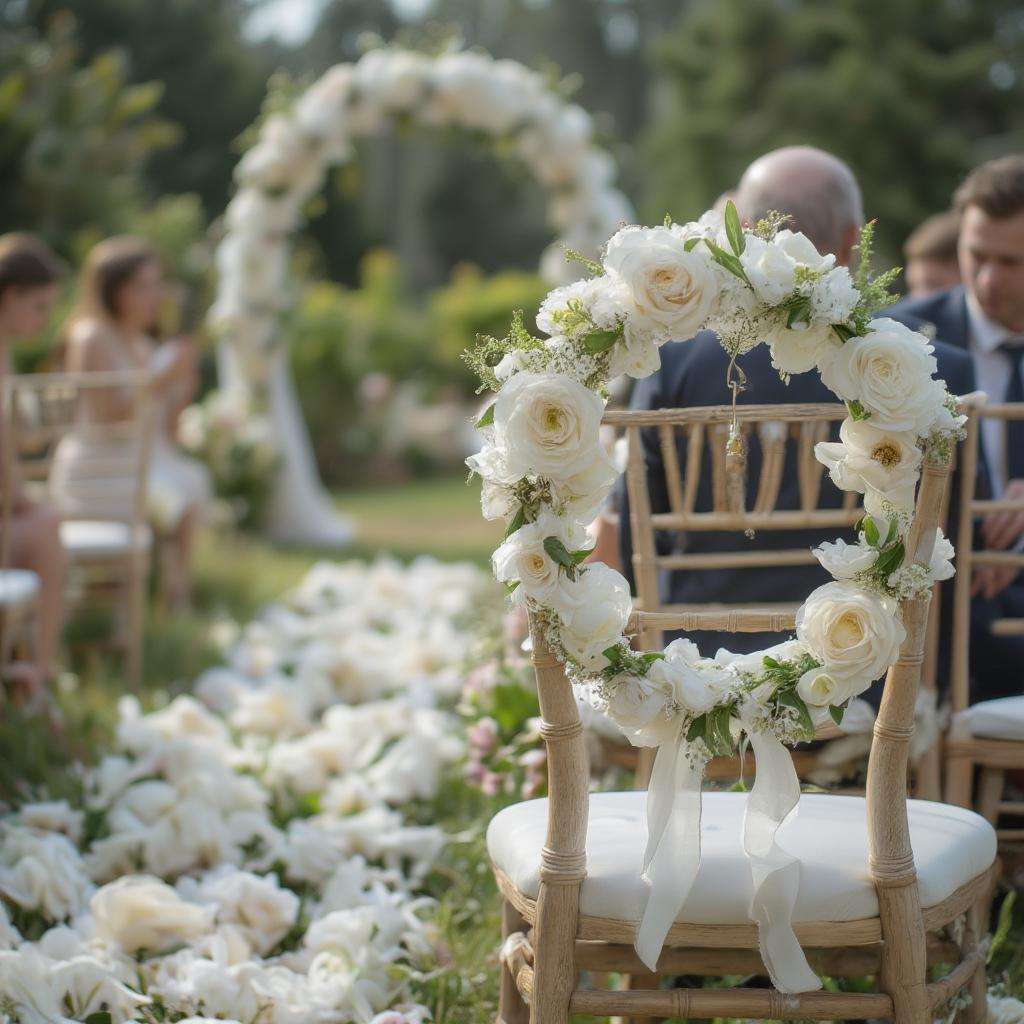 Reserved Seat at Wedding Ceremony