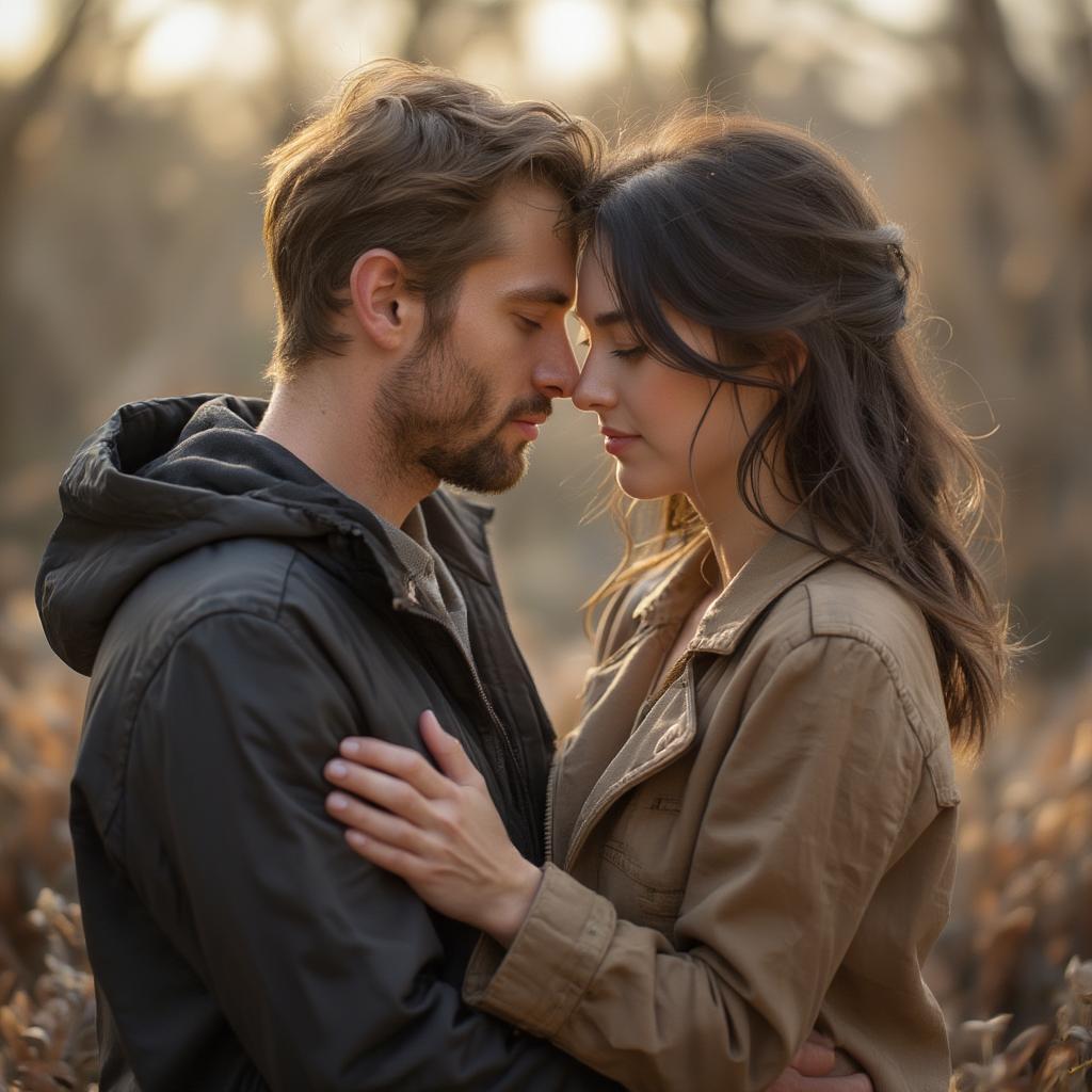 Couple Embracing After Conflict