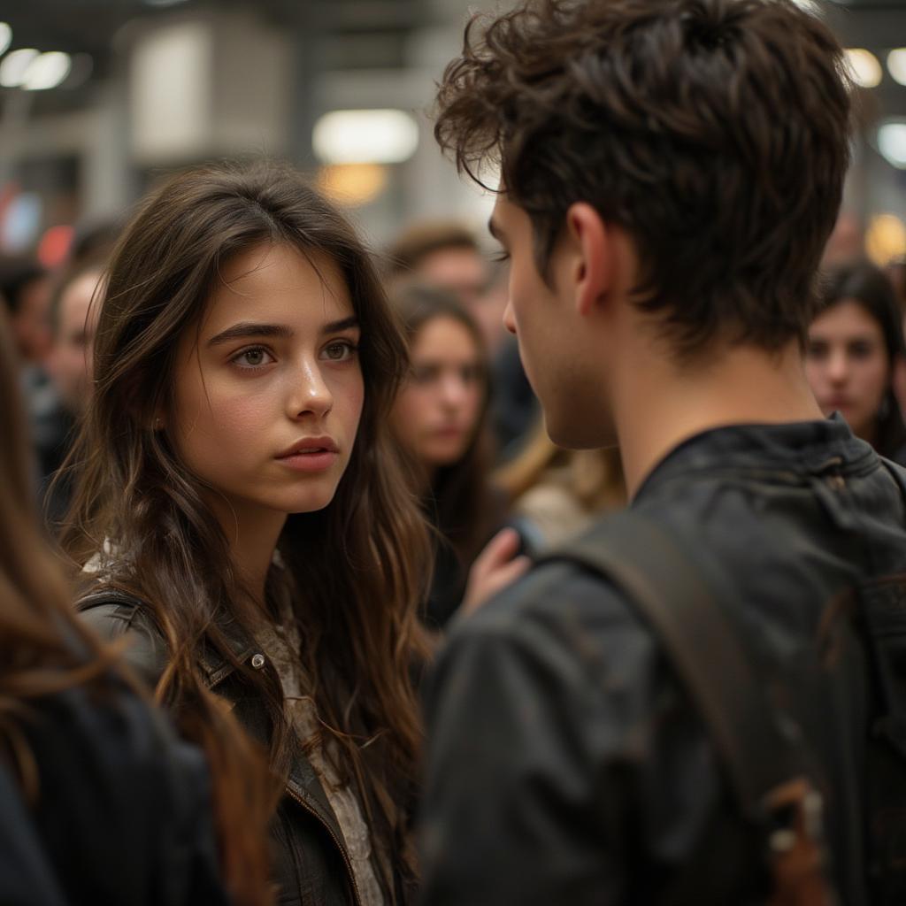 Secret Admiration Crush Quotes: A shy glance across a crowded room