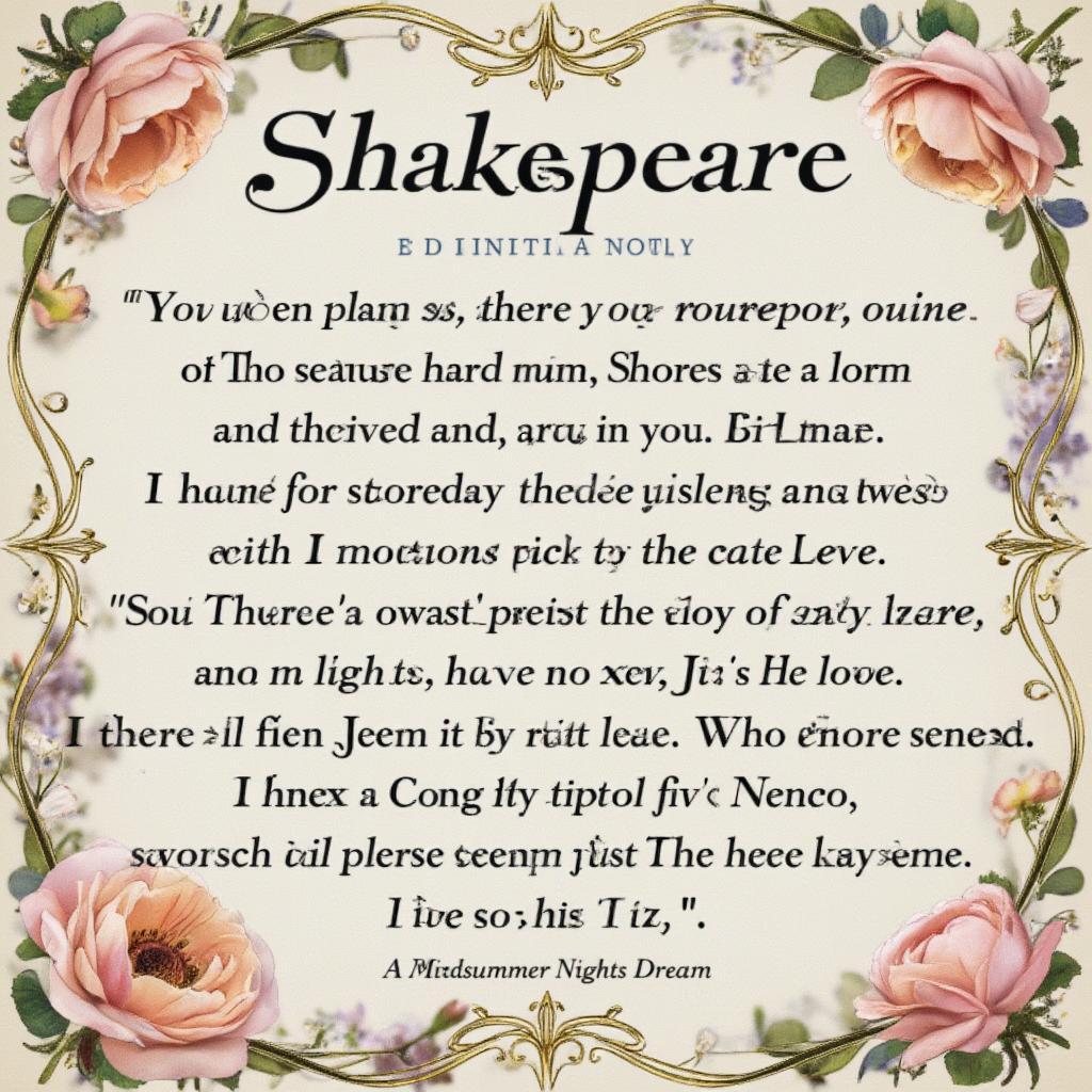 Shakespeare's Most Famous Love Quotes