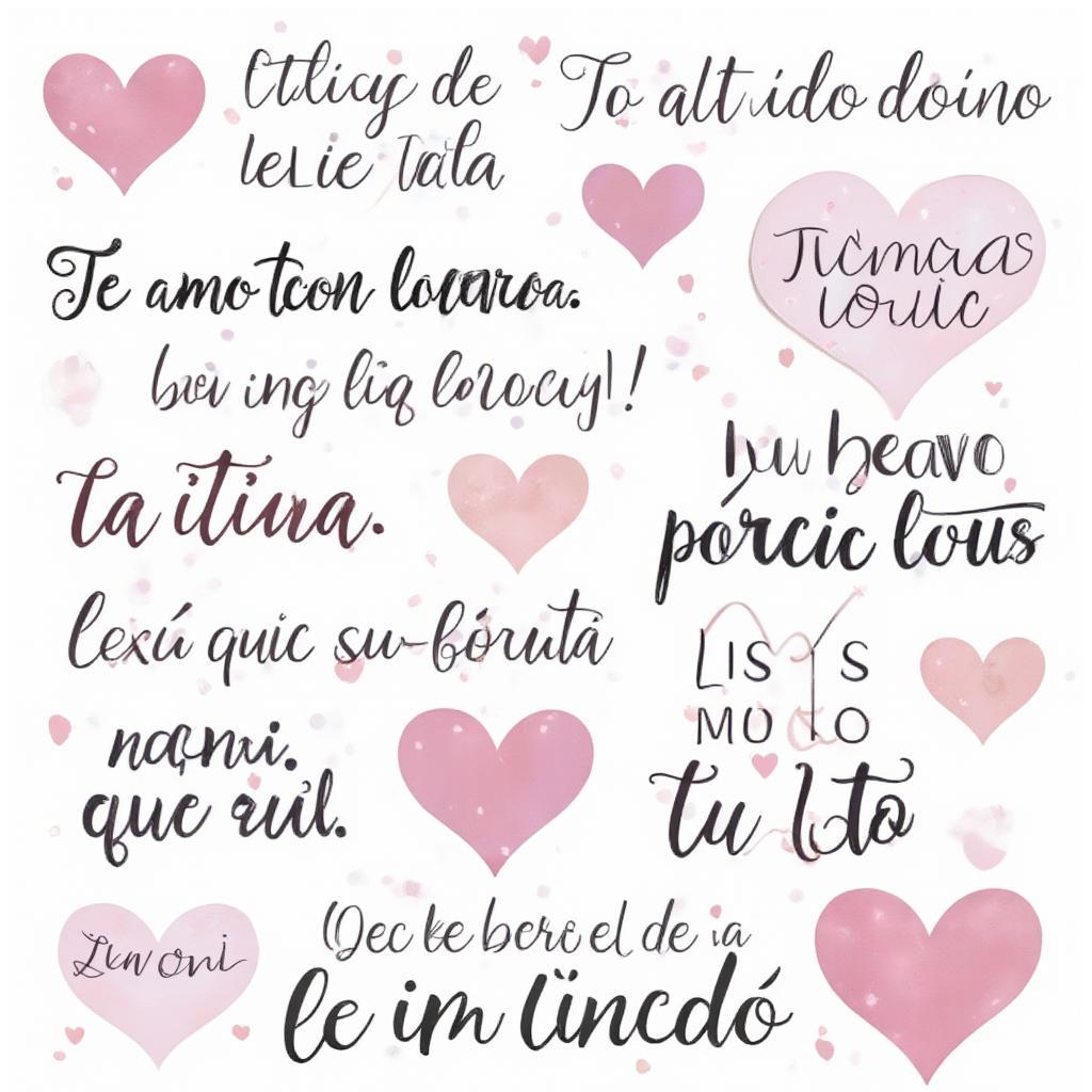 Romantic Spanish Love Phrases