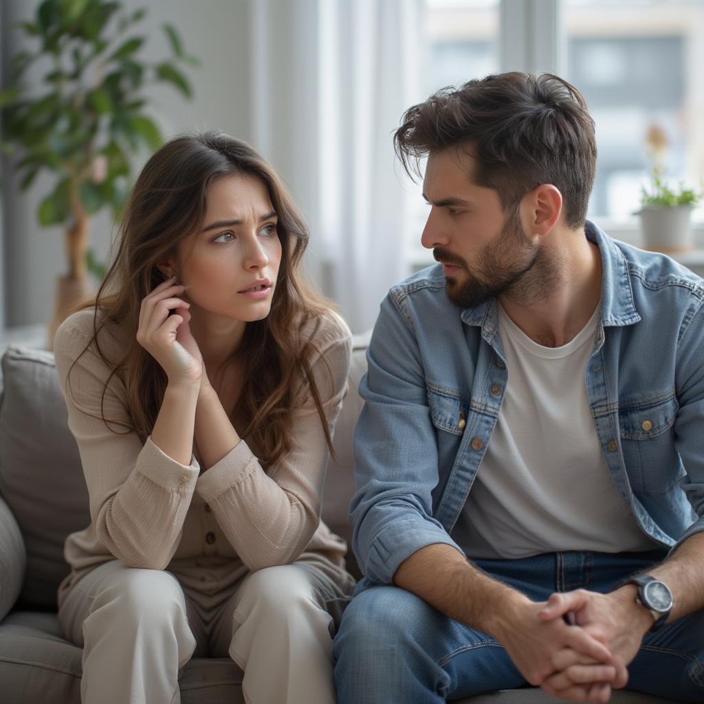 Couple Arguing Due to Unrealistic Expectations