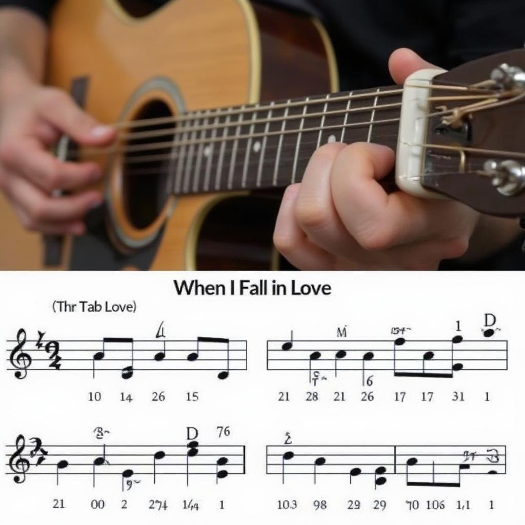 When I Fall in Love Guitar Tabs